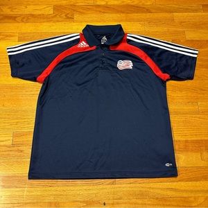VTG 2007 Adidas Climacool New England Revolution Soccer Polo